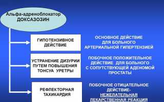 Подробная инструкция по применению таблеток Доксазозин: состав, показания, дозировки, а также обзор отзывов и аналогов