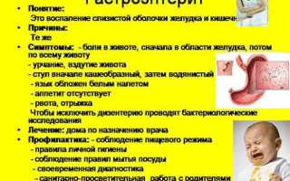 Как лечить острый инфекционный гастроэнтерит у детей