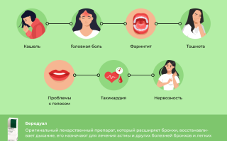 Как делать ингаляции с Беродуалом детям при бронхоспазме