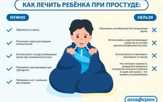 Чем быстро вылечить простуду у ребенка?